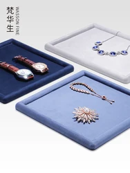 New Jewelry Display Plate Live Broadcast Bracelet Necklace Ring Watch Storage Plate Jewelry Viewing Plate Tray