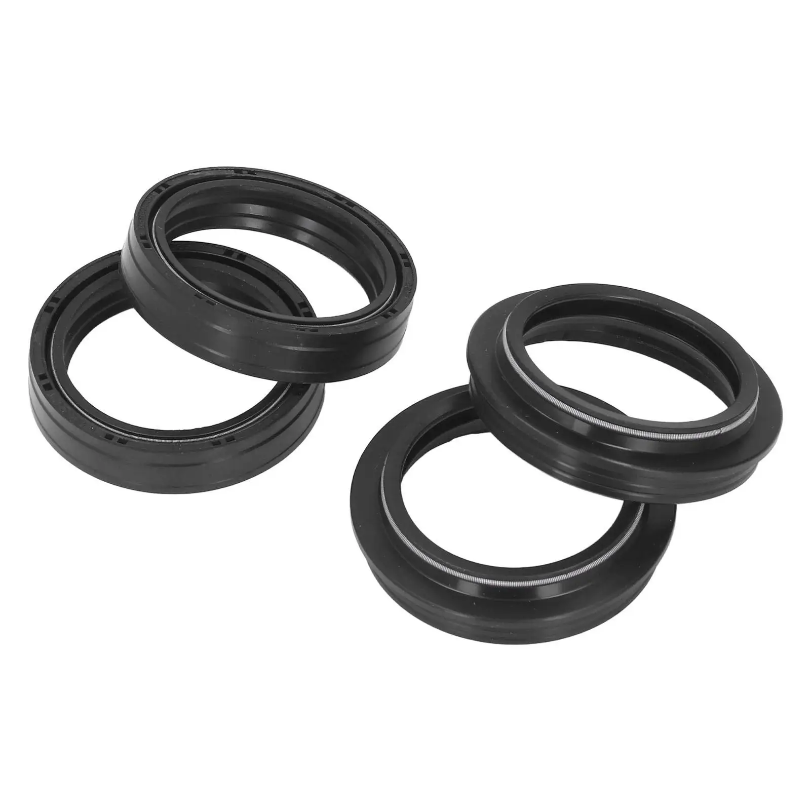 Fork Damper Dust Seal Long Service Life Fork Shock Oil Seal /Set Dustproof Black Waterproof Replacement for r120 GS Adventure