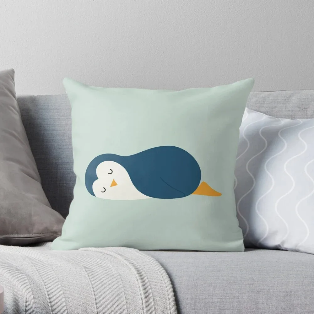 Office Decorative Cushion Cover Cartoon Animal Penguin Polar Bear Print Home Pillowcase Square