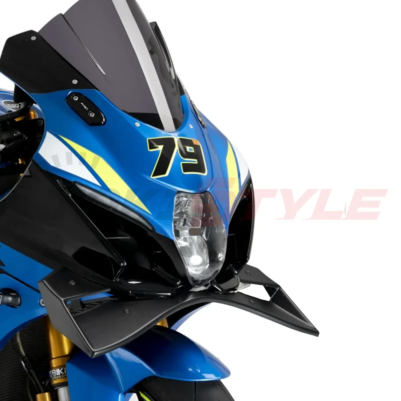 

Для GSX-R 1000 k17 GSXR1000 2017 2018 2019 2020 2021 K17 Мотоциклетная прижимная сила Голые передние спойлеры Аэродинамический дефлектор крыла