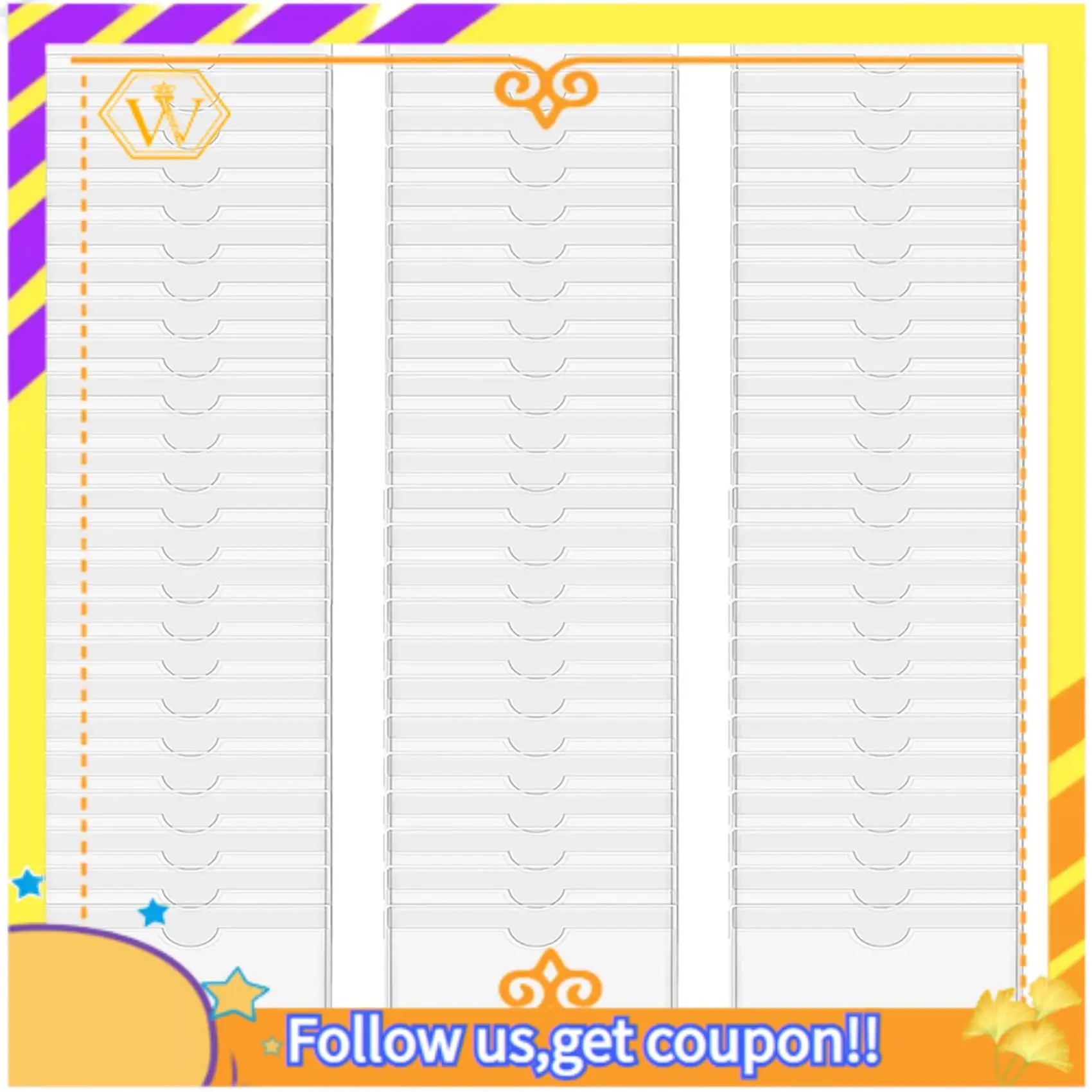 A01K-120 Pack 3.5 X 4.7 Inches Self-Adhesive Label Holder Card Pockets Label Holder Clear Plastic Library Card Holder