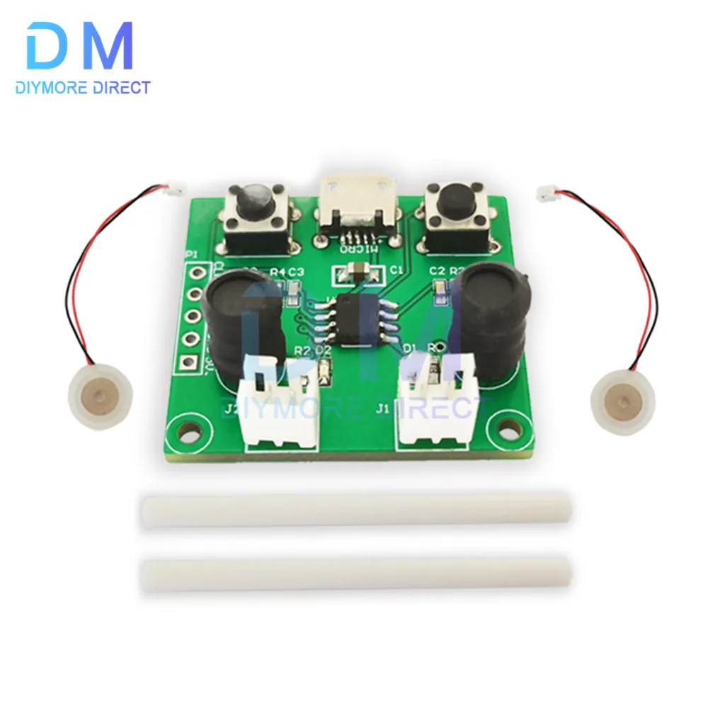 Dual Spray Atomization Module USB Humidifier Driving Circuit Board Atomization Experimental Equipment Ultrasonic DIY