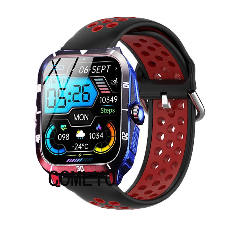 Band For EIGIIS KT71 Strap Smart Watch Silicone Breathable Sports Bracelet Screen protector film For Women men