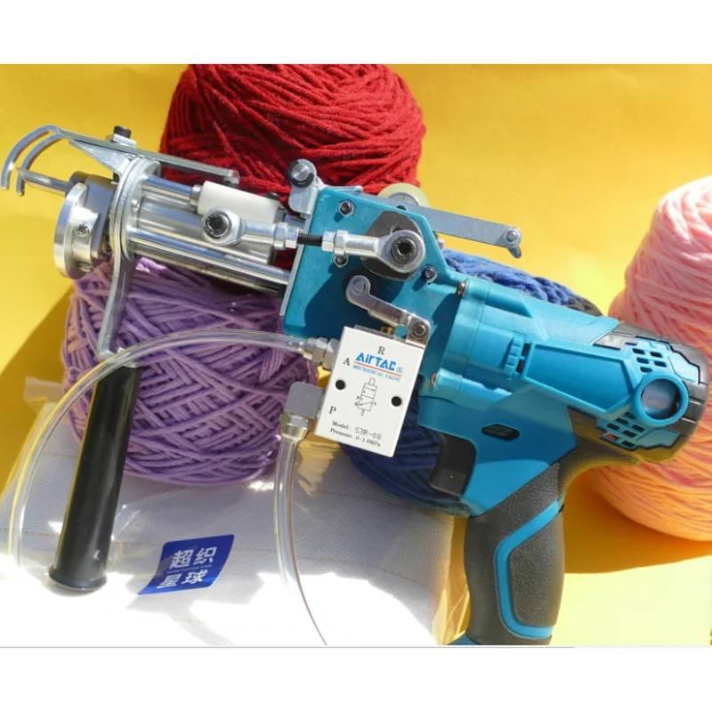 Pneumatic Automatic Tufting Machine AK 3 Long Pile Tufting g un Set with Good Quality