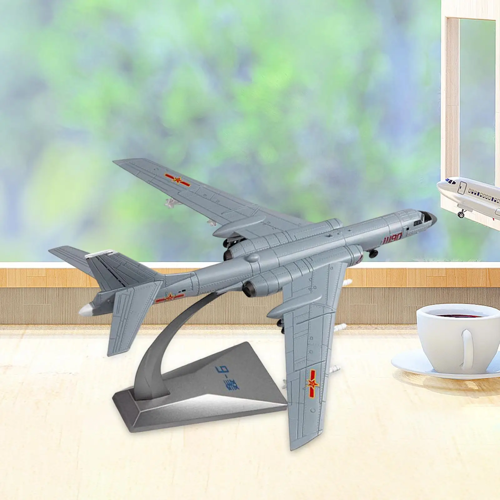 Aircraft Model with Display Stand Fighter Plane Toy for Parties Birthday Adults Gifts