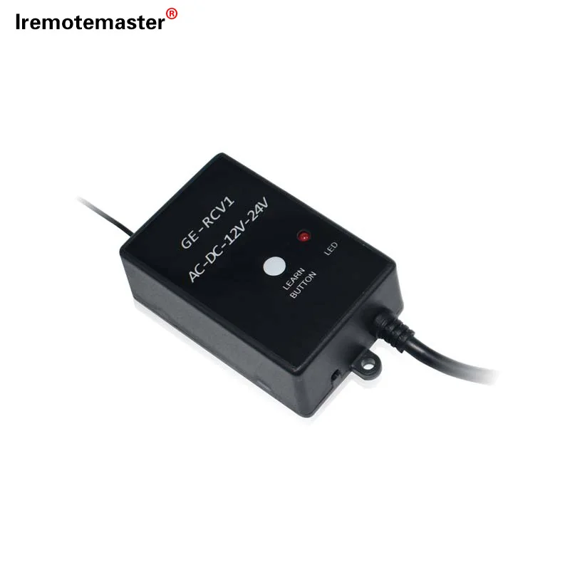 GE RCV1 Universal 433MZH Receiver Transmitter Rolling & Learning Code AC DC 12V -24V Gate Remote Receiver Приемник  Récepteur