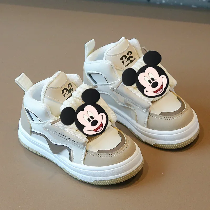 Disney Mickey Mouse Kinderen Sportschoenen Lente Herfst Board Schoenen Meisjes Baby Jongens Casual Schoenen Zachte Zool Sneakers