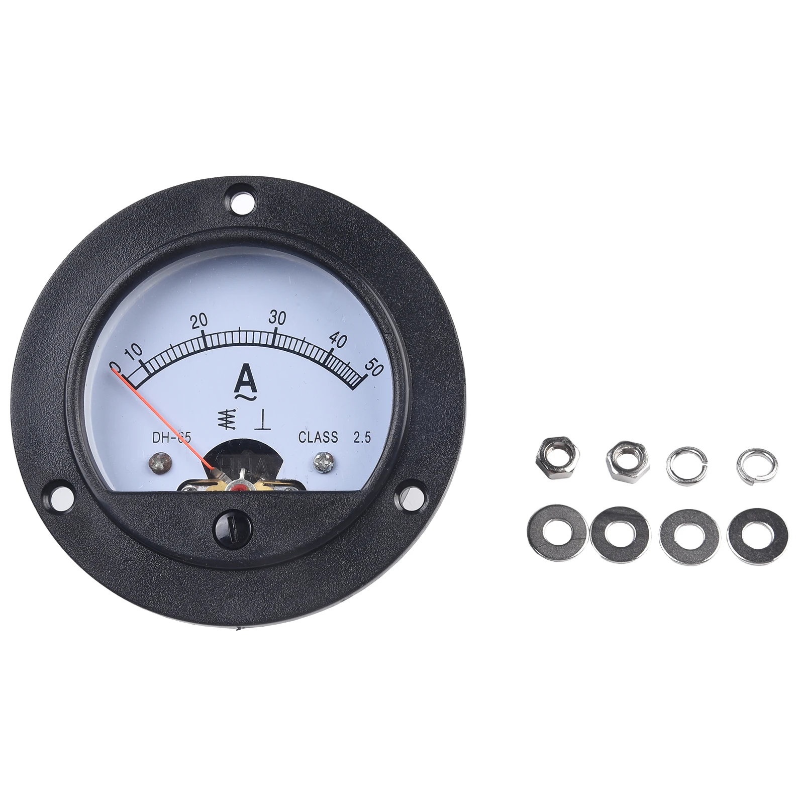 Analog Voltmeter DH Pointer Type Round Panel Meter Voltage Meter ABS Flame Retardant Pointer Type AC Voltmeter