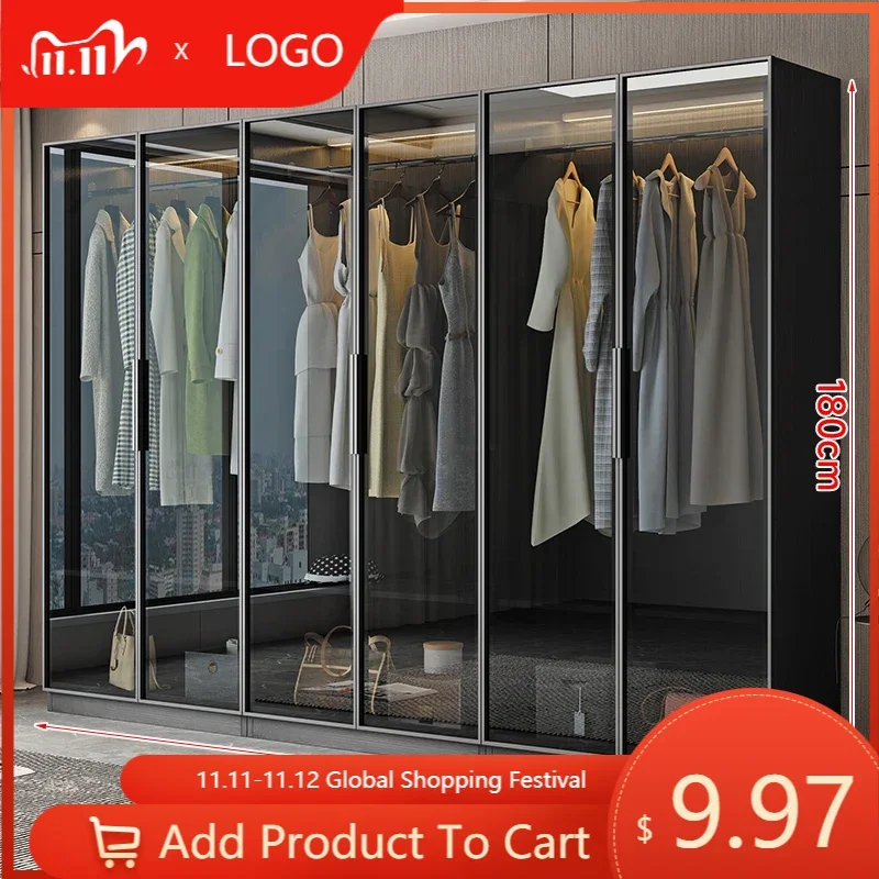 Organizer Underwear Wardrobe Nordic Modern Open Closets Bedroom Wardrobes Cabinet Shelves Ropero Armable De Ropa Furniture