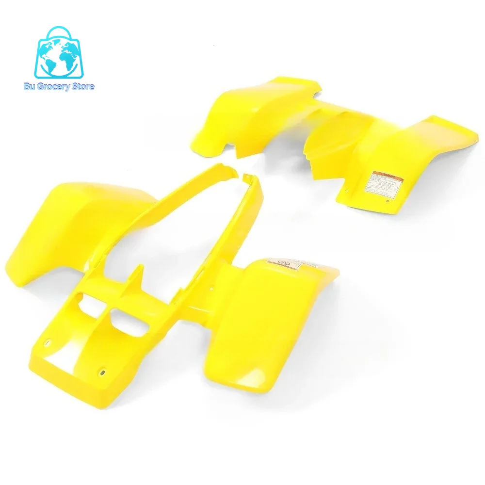 350 YFZ350 Front & Rear Fenders Plastic Kits YELLOW