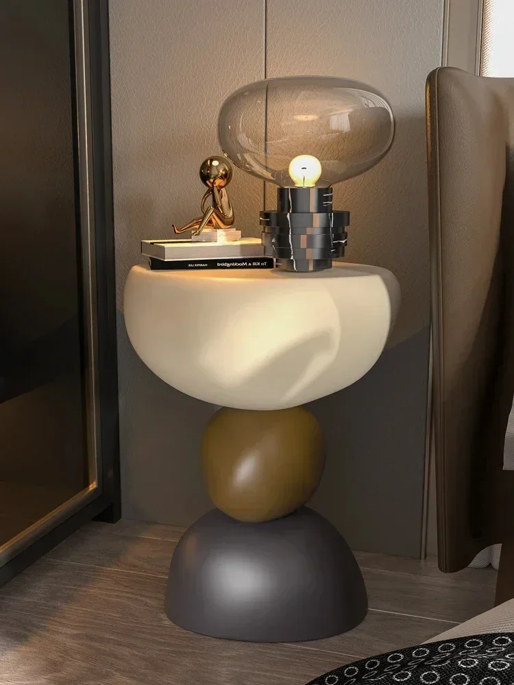 

CX213EI Маленький приставной столик в скандинавском стиле, современный минималистичный небольшой журнальный столик, угловой столик, высококачественная кремовая мебель для украшения дома