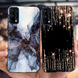 For Realme 7 Pro Case Luxury Marble Pattern Funda Soft Silicone Back Cover For Realme 7 5G RMX2111 Bumper on Realme7 Phone Cases