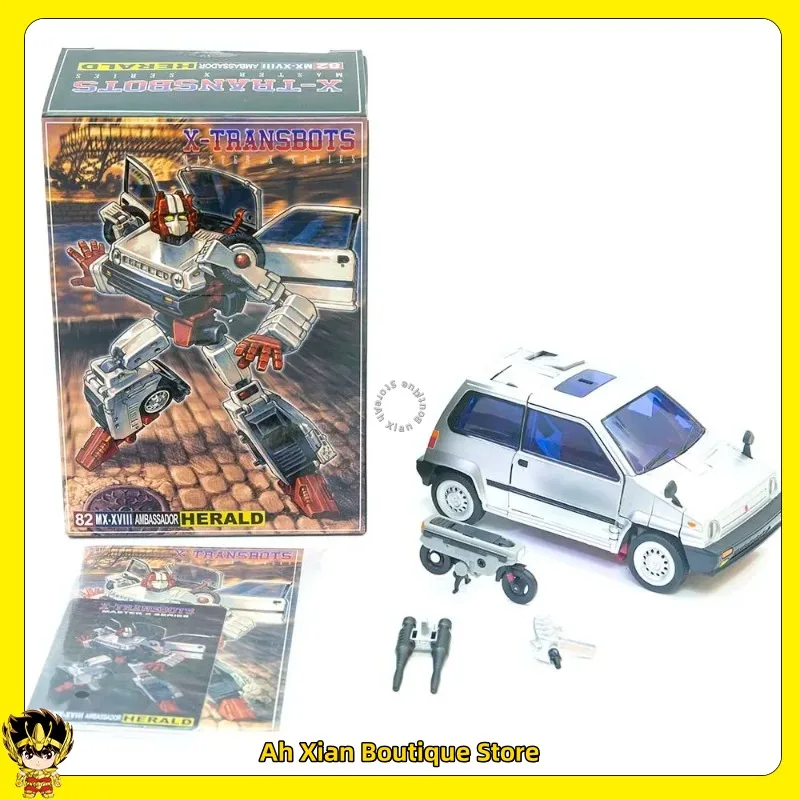 

New Transformation Toys X-TRANSBOTS MX-17H MX-XVII-H Heral Cross Cut Action Figure Toy in Stock