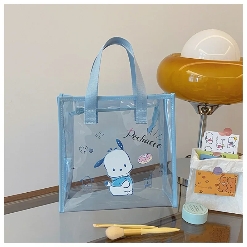 Sanrio-Bolso de mano Clow M para niños, bolsa de cosméticos ligera con colgante de Jade, impermeable, con dibujos animados bonitos, novedad