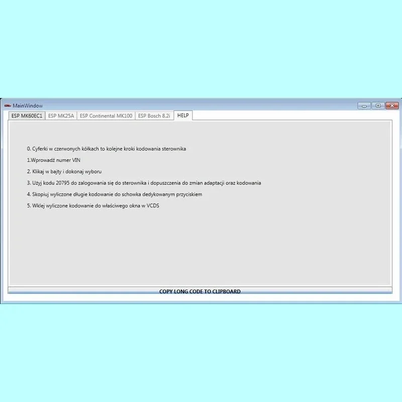 Picture 4: Newest for VW ABS ESP Long Code Calculator Helper MK60EC1 ABS ESP Long Code Calculator software+ unlimited install+ install vide