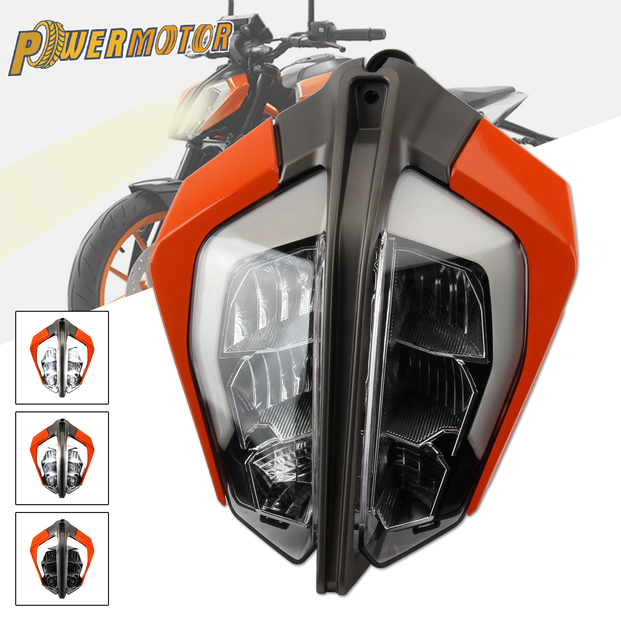 

Motorcycle Headlights LED Front Light Side Panel Fairing For KTM DUKE 390 Headlight Assembly Moto Lighting Accessories Refit