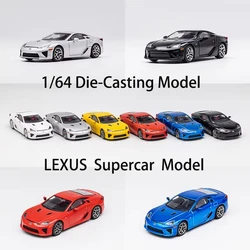 Alloy Diecast New Arrival 1/64 Model Car Toy LEXUS LFA Classical Supercar Model Vehicle Toys Collection Decoration