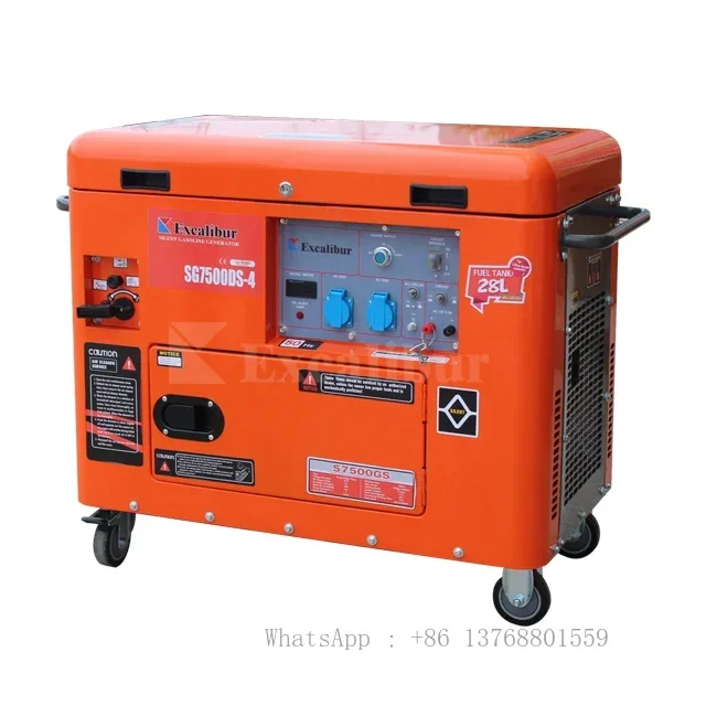 Gasoline Generator 15Hp Portable Silent Inverter Gasoline Generator Power Generator Inverter Gasoline 10000W