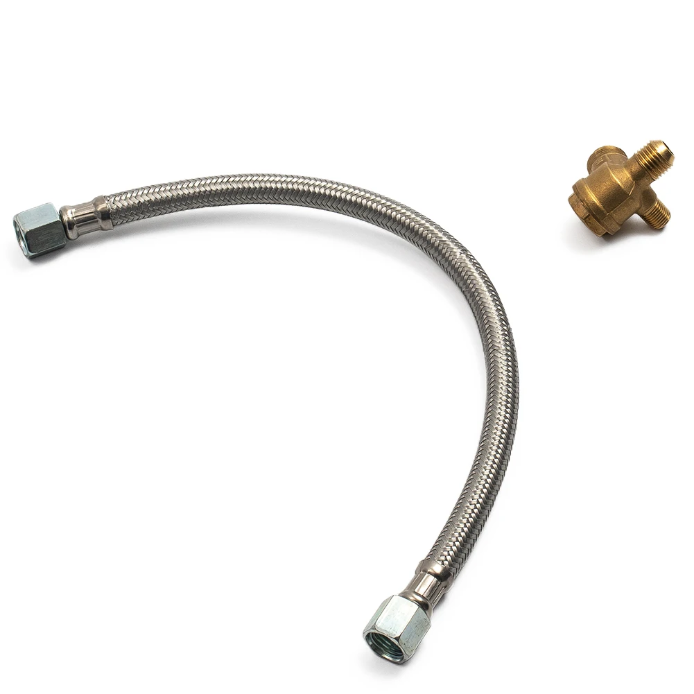 

2PCS 350mm Air Compressor Flexible Hose Air Pump Check Valve Oil-free Machine Connecting Pipe Air Tools Accessories