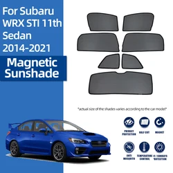 For Subaru WRX STI VA Sedan 2015-2021 Magnetic Car Sunshade Front Windshield Curtain Cover Rear Side Baby Window Sun Shade Visor