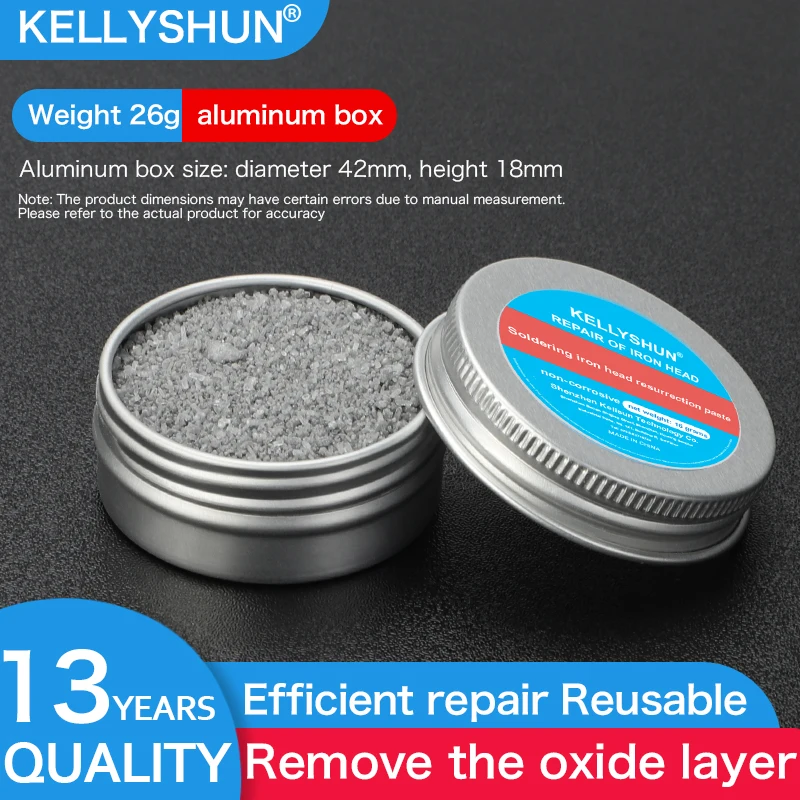 

Reanimation Soldering Iron Tip Cleaning Paste Non-stick Tin Solder Cream for Soldering Tip Restoration Tip Activator