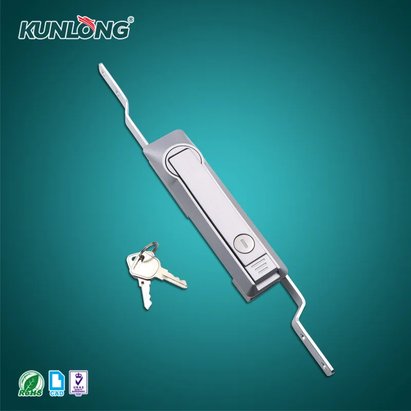 Three-point heaven and earth door lock SK1-028 waterproof cabinet lock dust-proof connecting rod lock, rotating handle lock