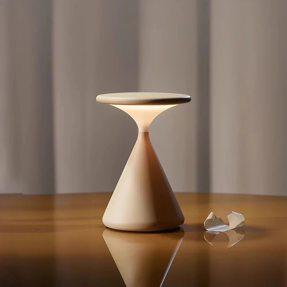 

Портативная алюминиевая лампа-ночник с сенсорным управлением, перезаряжаемая, для спальни, атмосферная подсветка