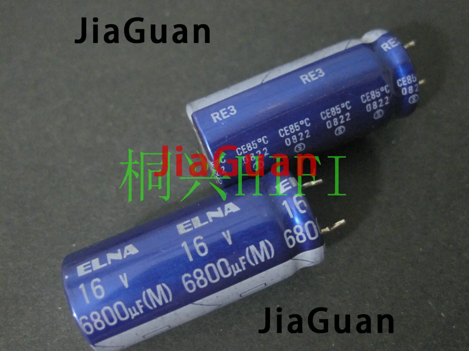 10pcs NEW ELNA RE3 16V6800UF 16X35MM audio electrolytic capacitor 6800uF/16V blue robe re3 6800UF 16V