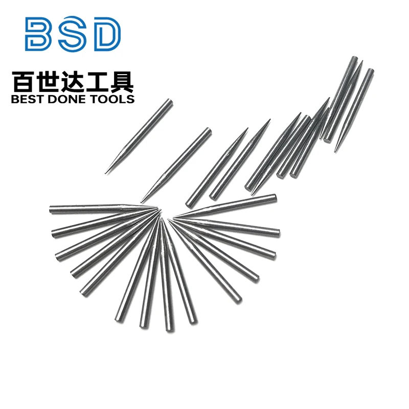 99.95% 99.98% W Pure Tungsten Needle pole electrode For Discharge Tungsten Electrodes