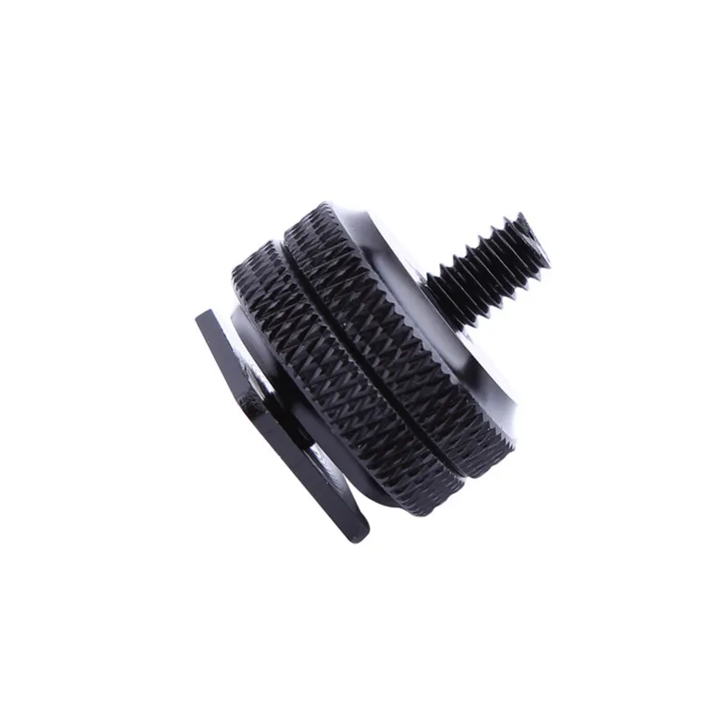 Tripod Monopod Mount Adapter Screw with 1/4'' Tripod Hot Shoe Adapter for GoPro SJCAM DJI Action Camera