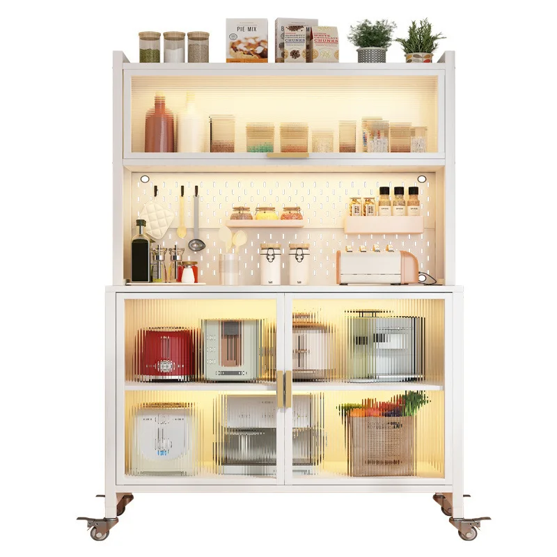 

Cabinet, locker against the wall, integrated cabinet, multi-layer rack with door