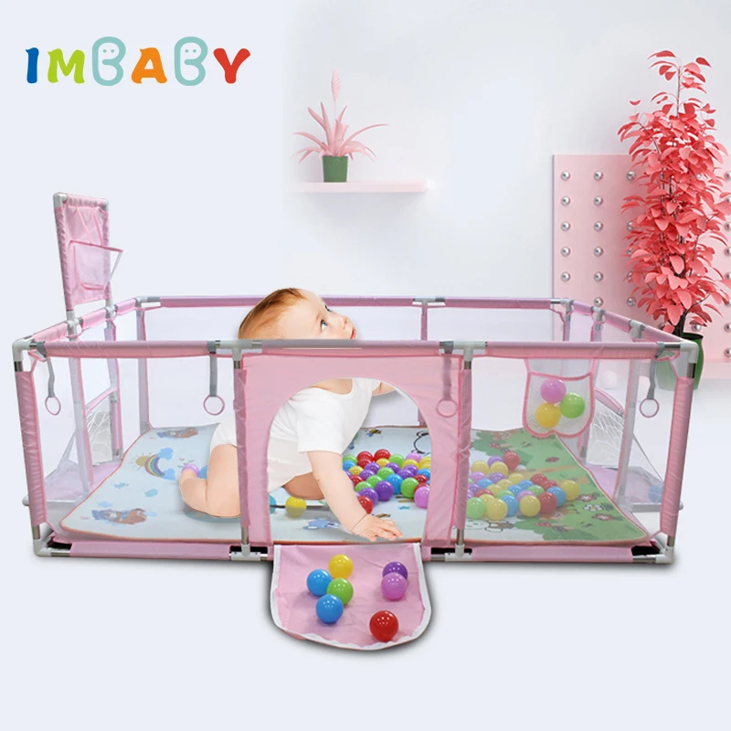 

IMBABY Baby Playpen Activities for Baby Large Baby playground Game Playpen for Children Indoor Barrier Protective for Baby Fence