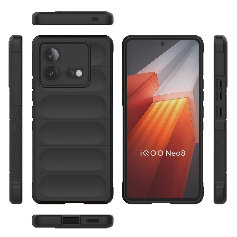 Case For VIVO iQOO Neo8 Neo 8 Pro 5G Back Cover Case Soft Silicone Anti-fall Shockproof Protection Phone Cases Funda Coque