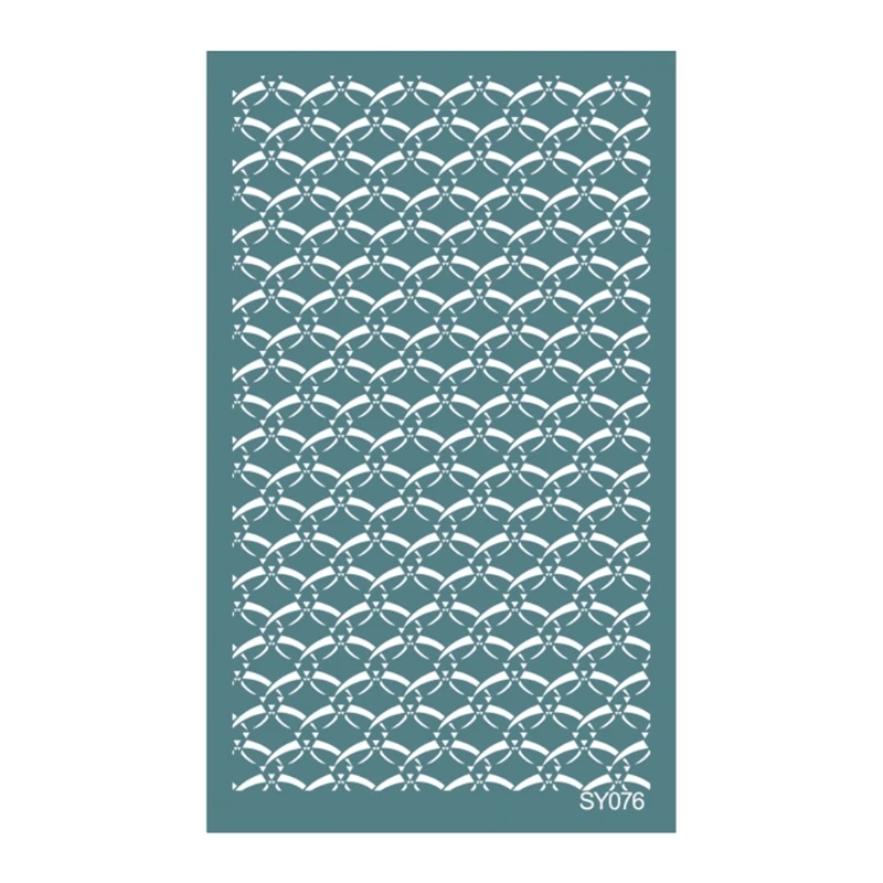 Silk Screen Stencils for Clay, Reusable Silkscreen Stencils Working Clay Earrings Cutters for Printing on Clay Earrings