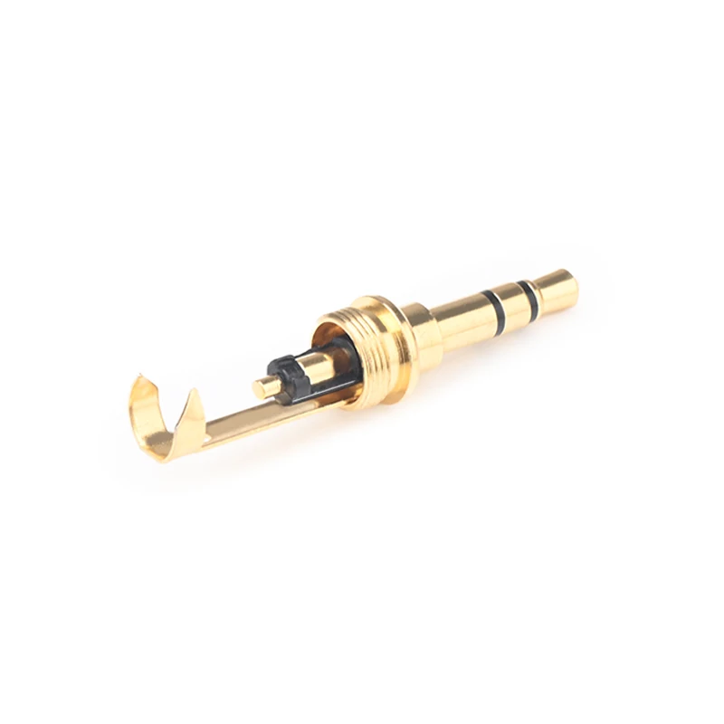 4PCS HiFi Headphone 3.5mm Jack Male Plug Gold Plated 3.5 Jack Connector for Earphone Cable DIY