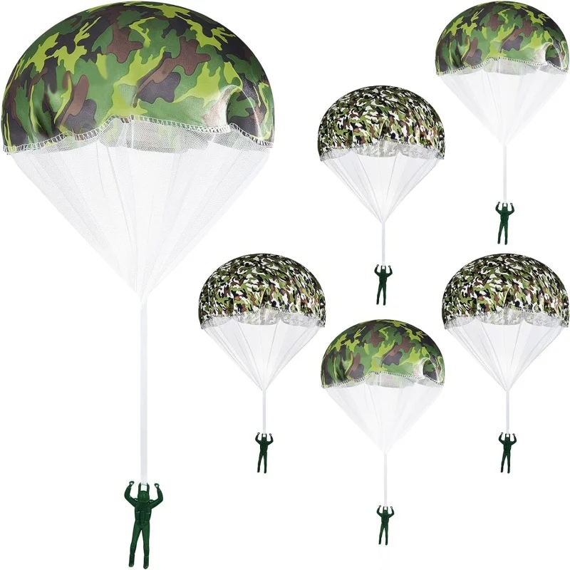 Hand Throwing Mini Soldier Parachute Toys For Kids Fun Play Outdoor Sports Game Children's Educational Gifts