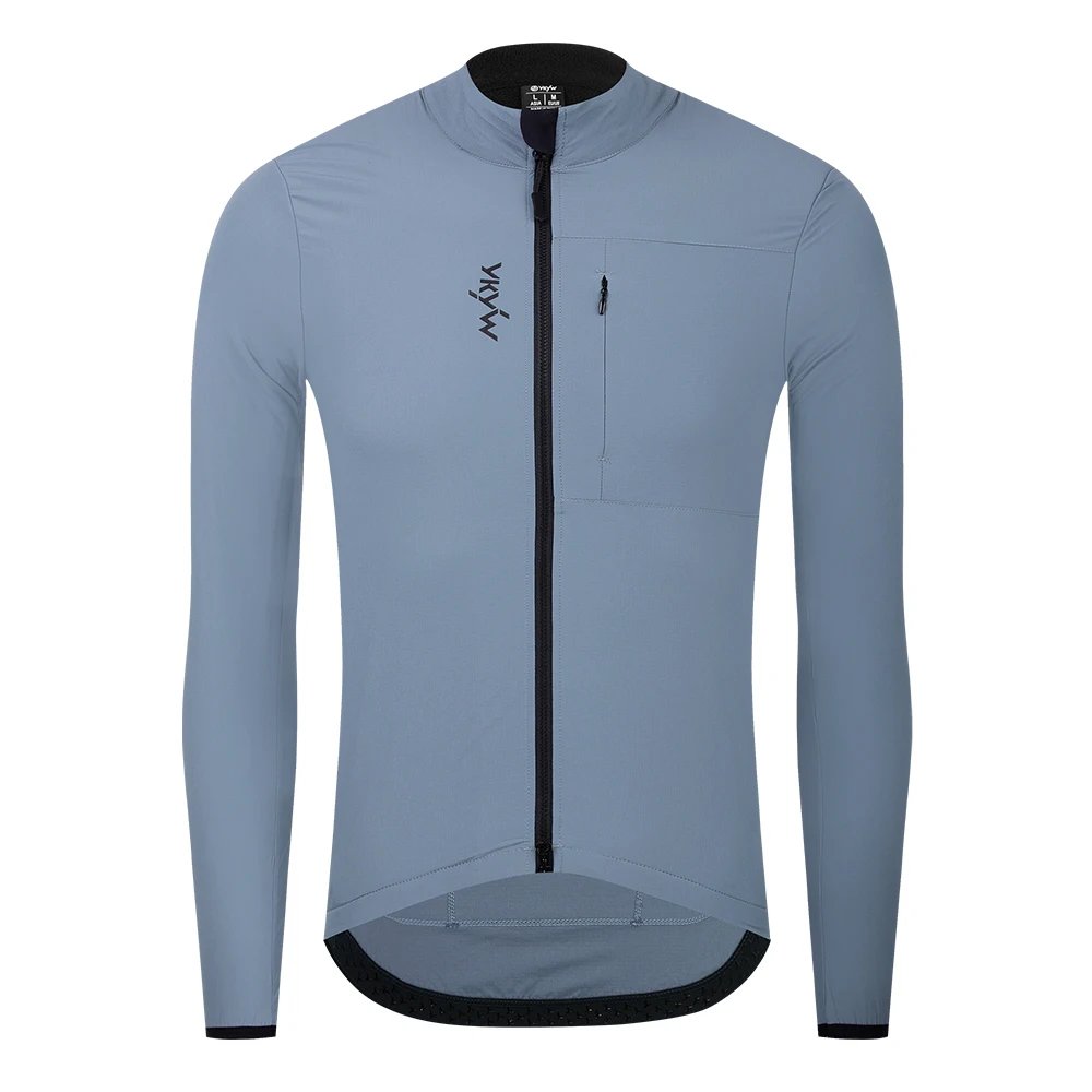 YKYWBIKE Herren Fahrradjacke 10-20 ° C Wasserdichte, winddichte Fahrrad-Windjacke, Wärme, Fleece, Rennradjacke, Fahrradbekleidung