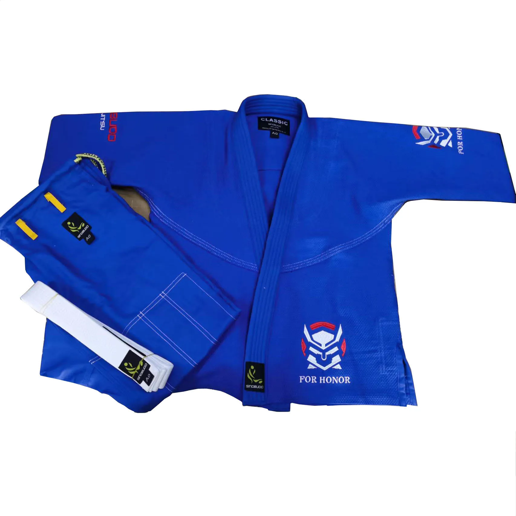 Brazilian Jiu Jitsu Gi BJJ Gi for Men & Women Grappling gi Uniform Kimonos Professional Competition Judo Suit with White Belt