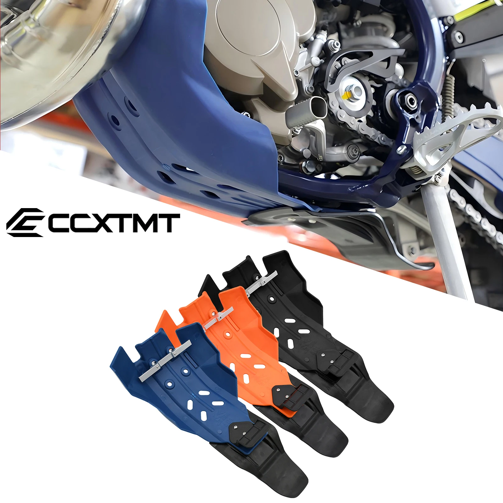 Quadro do motor da motocicleta protetor capa guarda placa skid para husqvarna tc fc fe te 250 300 250i 300i 2019-2020 peças de motocross