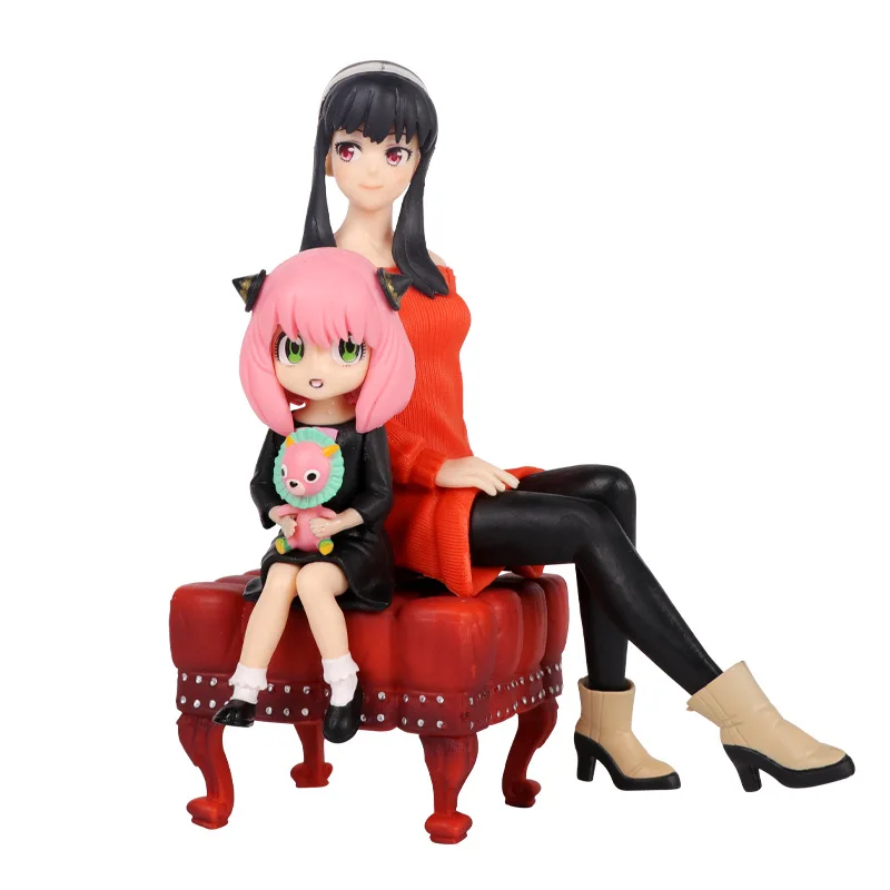 Anime SPY×FAMILY Figure Anime Q Version Ania Doll Model Cartoon Girl Collect Decorate Kawaii Desktop Ornaments Child Toy Gift