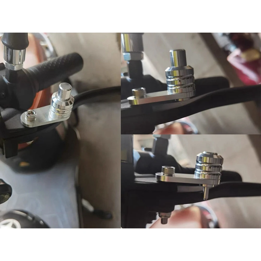 

10X For NMAX 155 ADV150 PCX150 Parking Brake Switch Motorcycle Brake Lever Lock To Prevent Falls Black-N25R