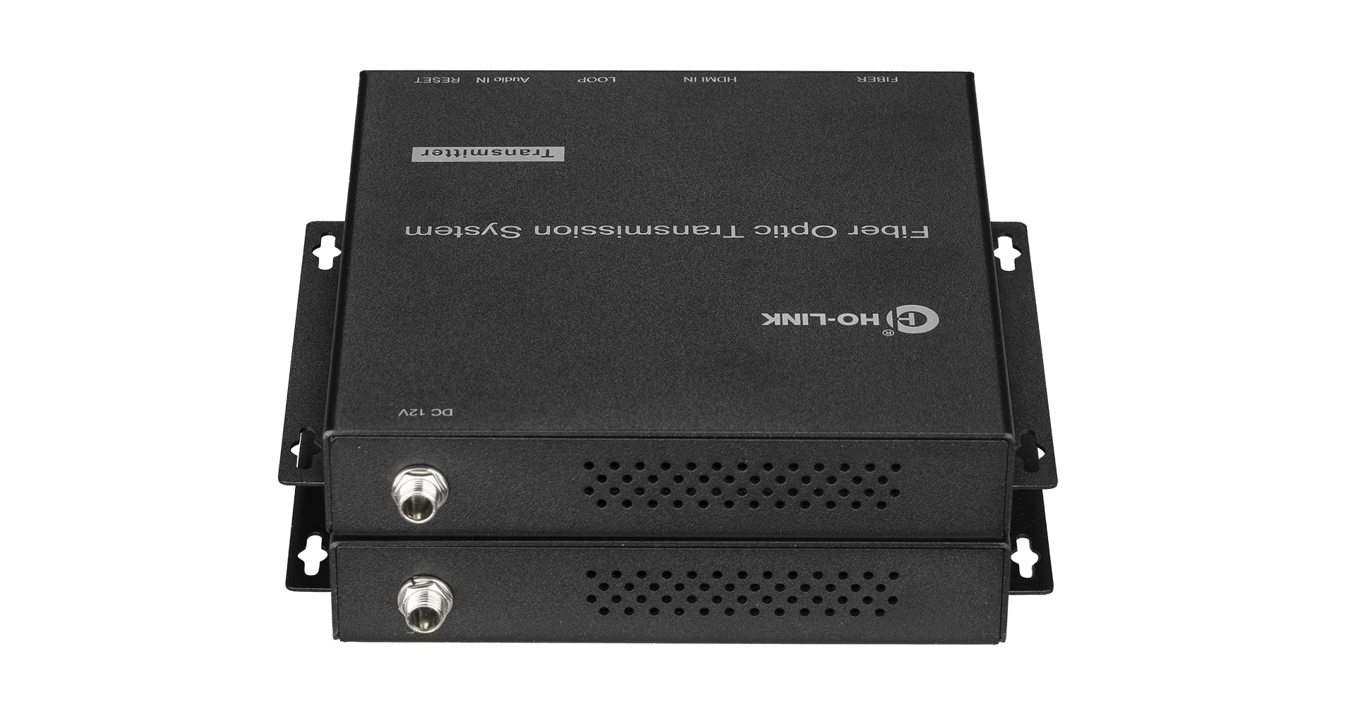 Ho-link HL-H20iL-Pro 4K  to Fiber Optic Converter with Loop Out Over LC Fiber Cable
