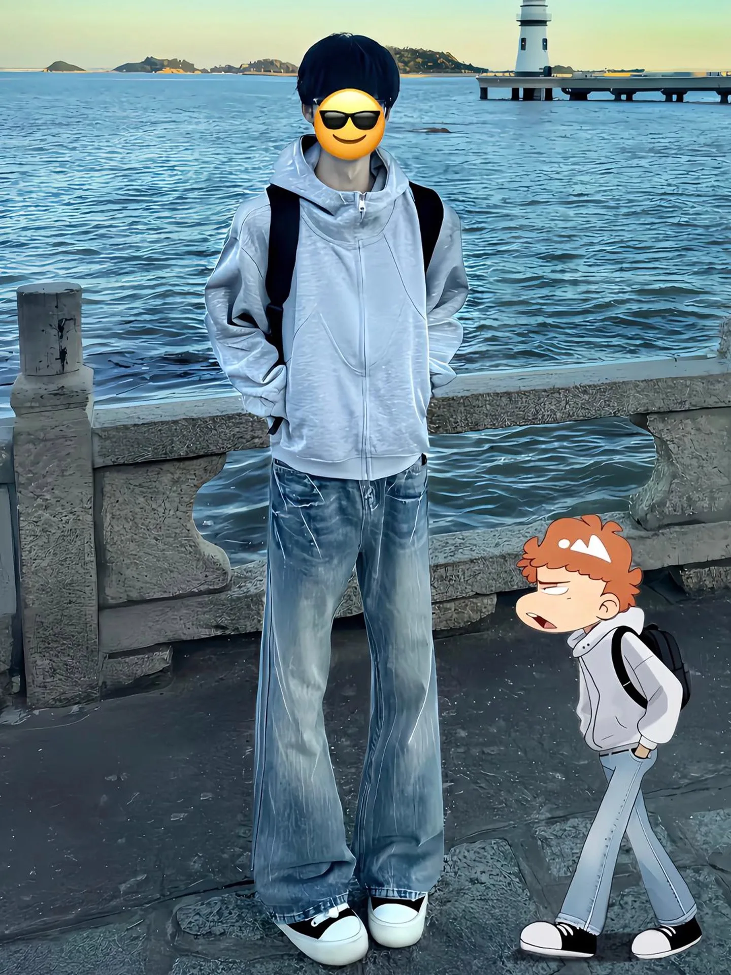 

Men's Slim Fit Straight Leg Jeans Hnanlvy Vine Lightning Pattern High Street American Style Autumn Fashion Casual Cotton Denim