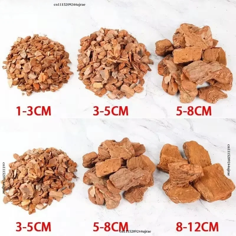500g Fermented Organic Pine Bark Nuggets, Natural Soil Amendment for Garden, Orchid, Succulent, Bonsai & Blueberry Cultivation