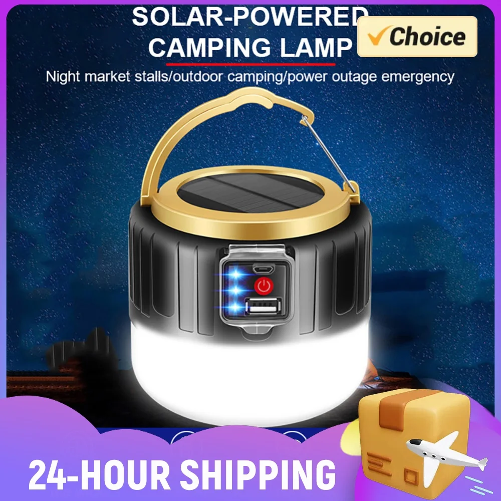 Camping Lights Waterproof USB Solar Home Renovation Lamp 6 Camping Lights Waterproof USB Solar Home Renovation Lamp