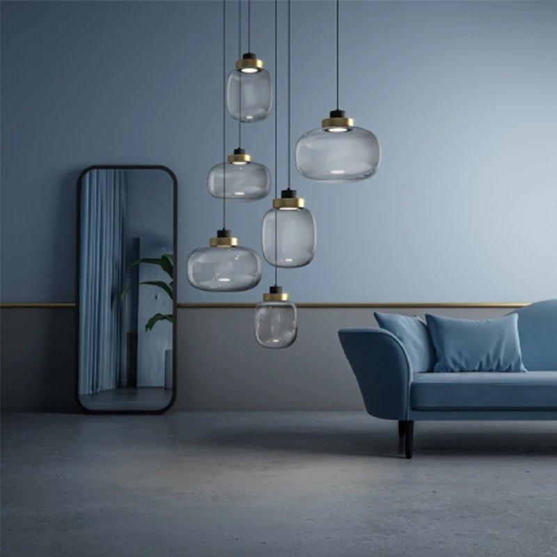 LED Pendant Light Modern Minimalist Bedroom Bedside Hanging Lamps Creative Dining Room Bar Study Chandeliers Lighting Home Decor