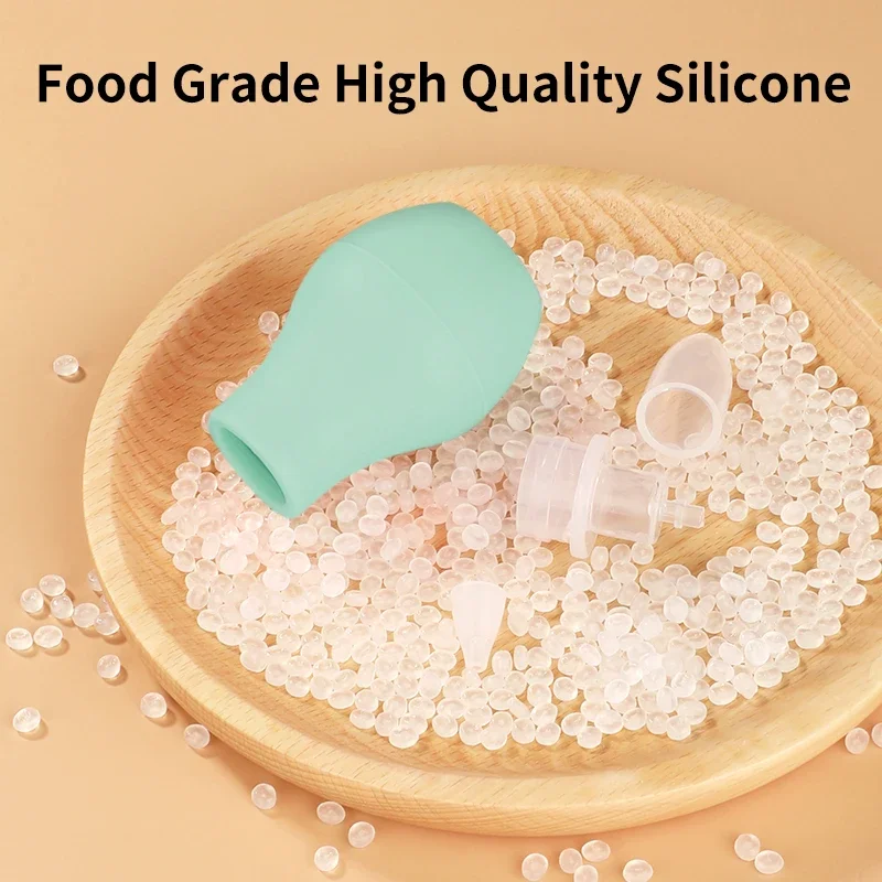 بسيط سيليكون الطفل الأنف الشافطة مصاصة نظافة الأنف غسل أنيت ارتجاعي المخاط الأنظف