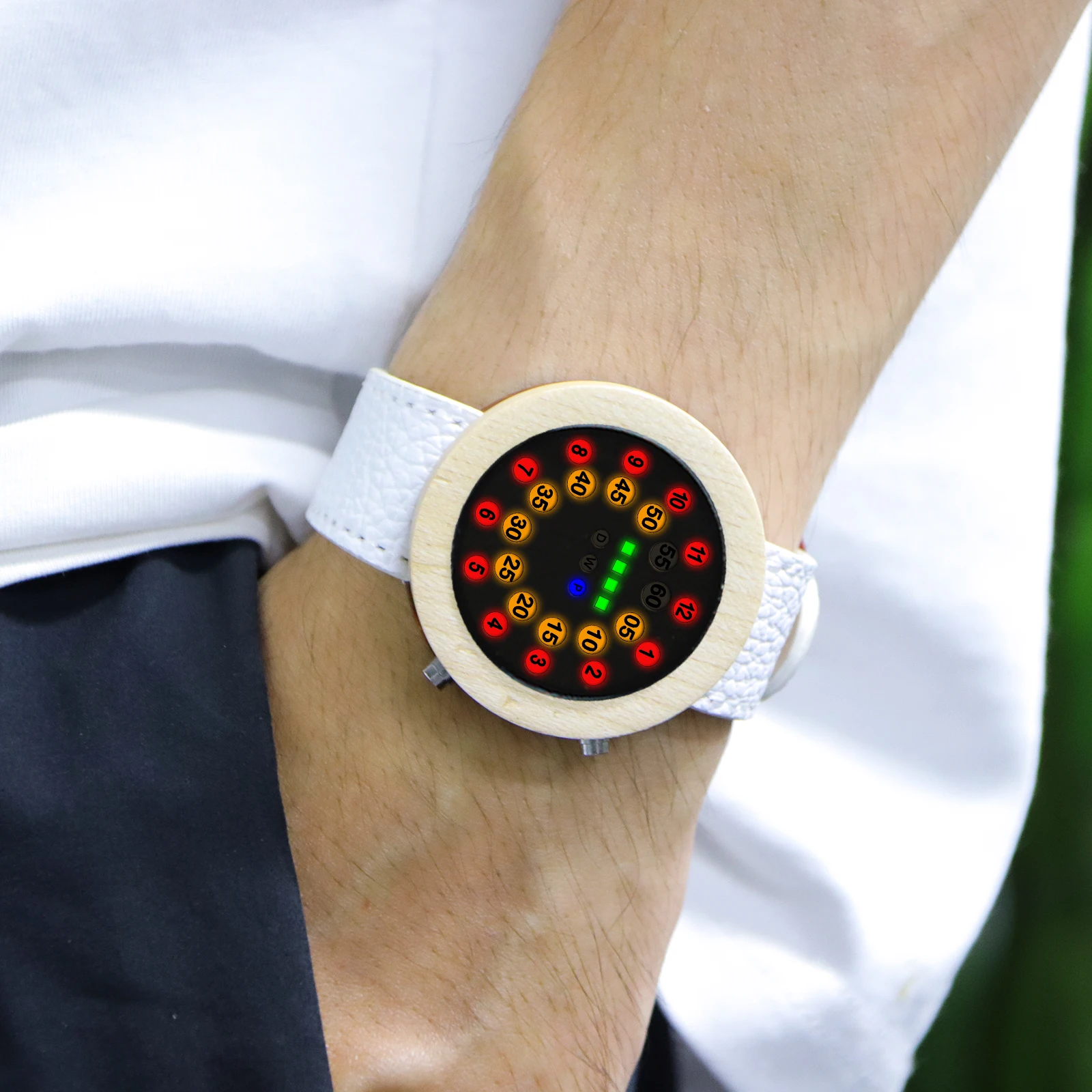 KityKiss coppia orologio elettronico in legno moda bellissimo orologio stile naturale orologio da uomo e da donna in legno regalo per sorella di nozze