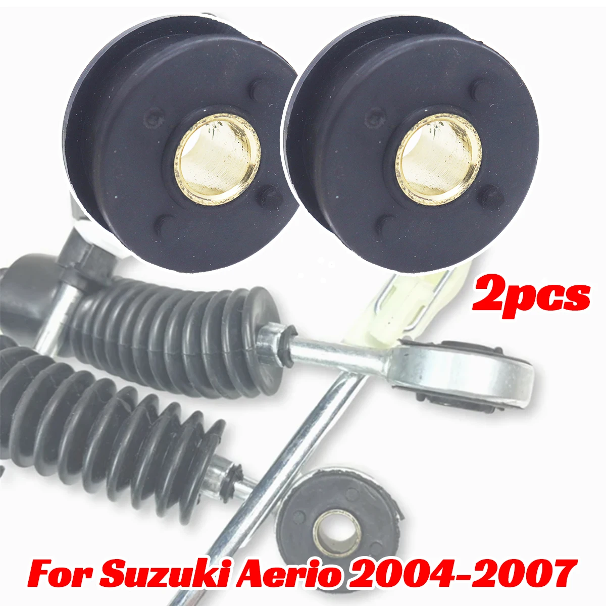 

For Suzuki Aerio Baleno Liana 2PC Manual Gearbox Shift Cable Linkage Bushing Shifter Lever Selector Rod Bush 2004 2005 2006 2007