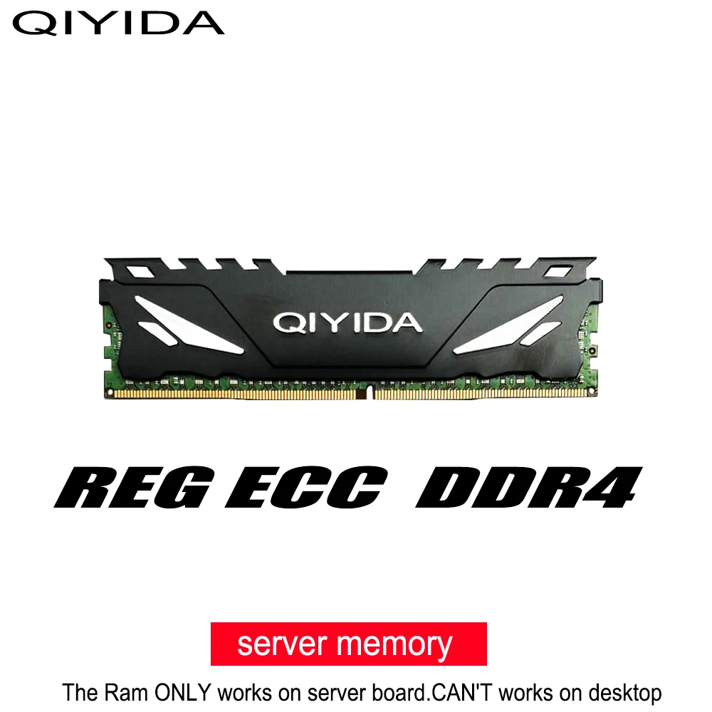 Qiyida ddr4 Ram 8GB 4GB 16GB PC4 2133MHz أو 2400MHz 2666MHZ 2400 أو 2133 ECC REG Server Memory 8G 16G 4G 32GB RAM